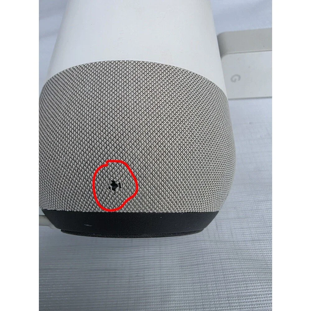 Google Home Smart Assistant SPEAKER VOICE Google ASSIST White Slate